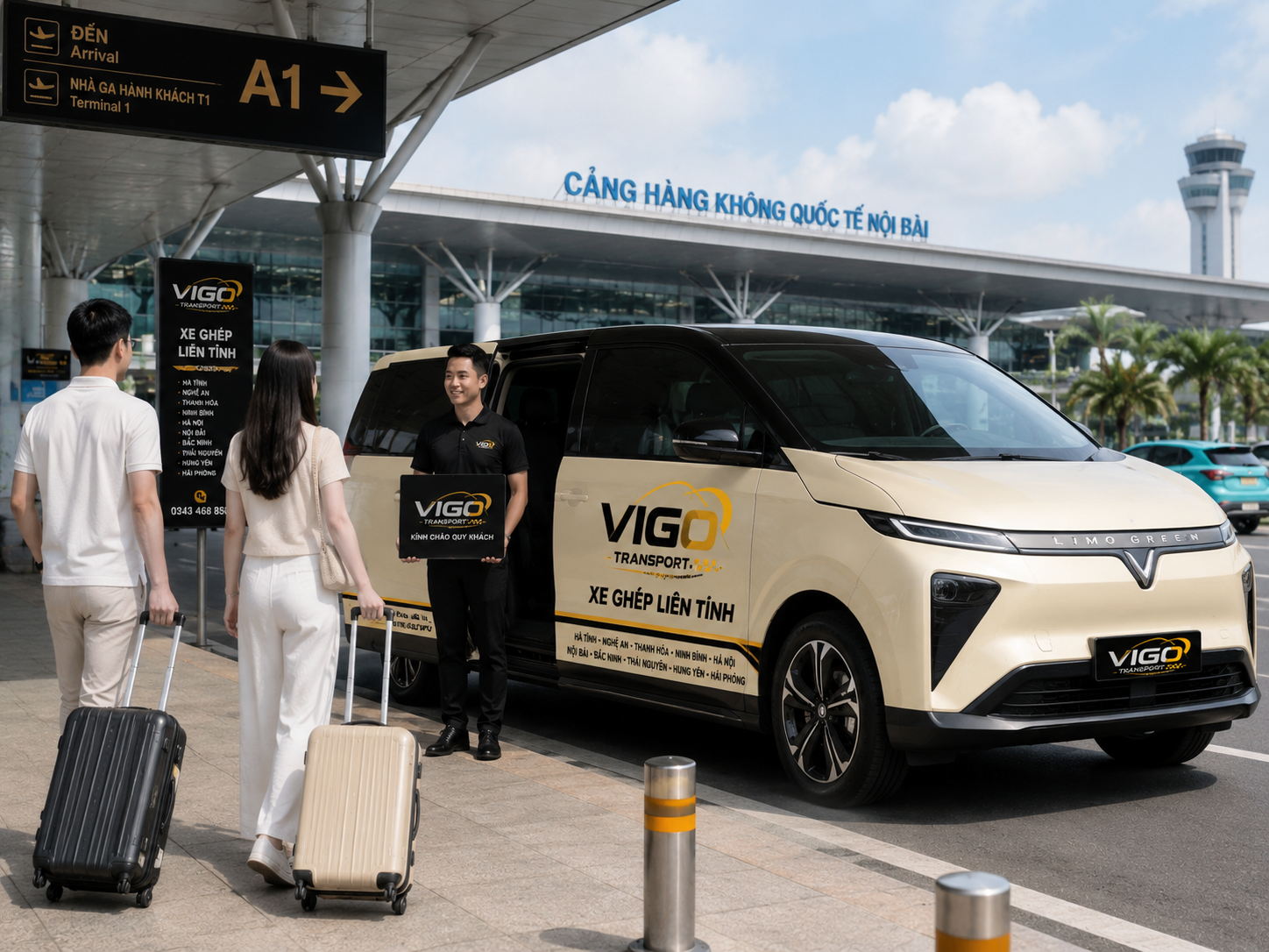 Xe VIGO Transport trên tuyến Vinh - Hà Nội